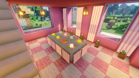 我的世界糖果屋怎么做