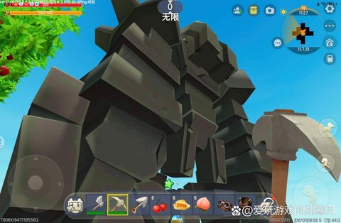 迷你世界怎么打败石巨人