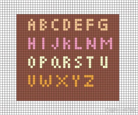 我的世界字母怎么摆[图1]